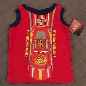 Disney Red Lightning McQueen Kids Tank